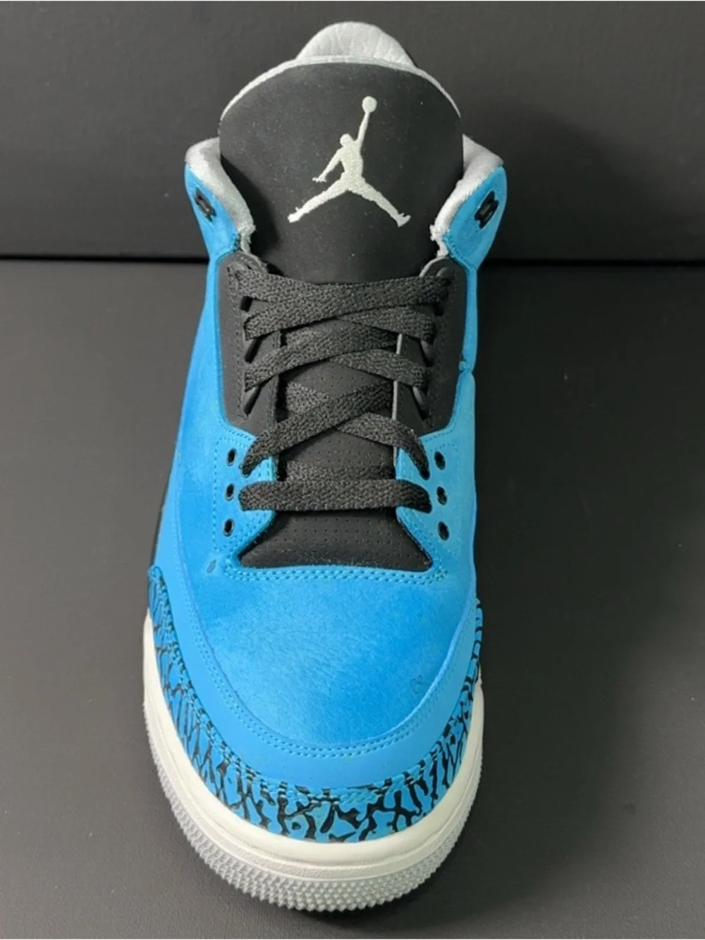 NIKE AIR JORDAN 3 RETRO POWDER BLUE SIZE 10 SNEAKERS 136064 406